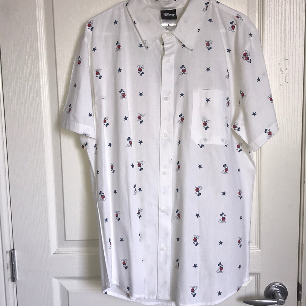 Disney Mickey Mouse Pocket Button Up